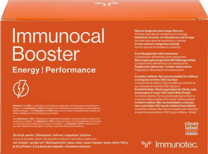 Immunocal Booster Energy Performance