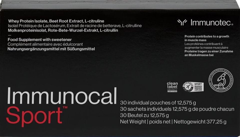 Caja de Immunocal sport